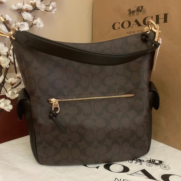 Coach Pennie Shoulder Bag In Signature Canvas c1523 - Picture 2 of 8